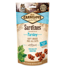 Ласощі для котів Soft Snack із сардиною та петрушкою 50 г Carnilove