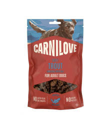 Ласощі для собак Dog Semi Moist з фореллю та кропом 200 г Carnilove