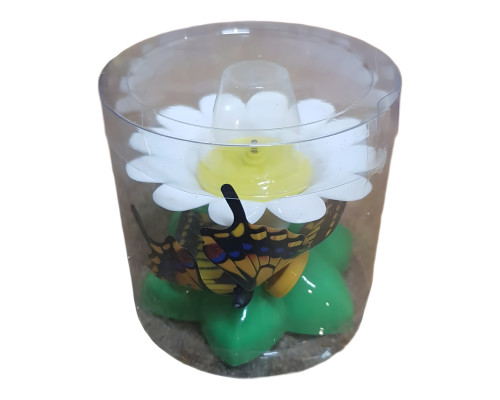 Игрушка для кошек Удочка дразнилка Ромашка и мотылёк арт.P-M(7-10)/3246-1-M-HCT
