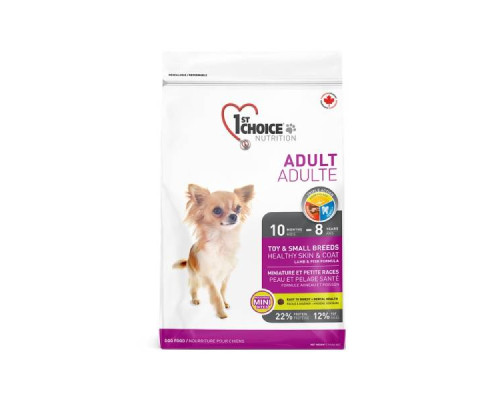 Корм для собак Фест Чейс Мини и маленькие породы ягненок рыба Choice Adult Toy&Small breed 350 г
