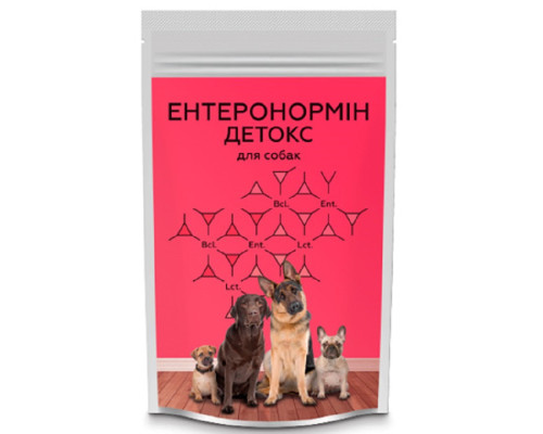 Порошок для собак Энтеронормин Детокс кормовая добавка пробиотического действия 500 г СГП МБС