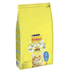 Сухий корм для котів Friskies з лососем та овочами 1,5 кг Purina