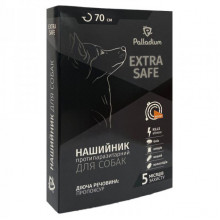 Ошейник Палладиум Extra Safe для собак инсектоакарицидного действия оранжевый 70 см