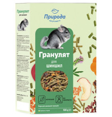 Корм для шиншилл Гранулят 500 г Природа	