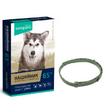 Нашийник для собак Sempero від бліх і кліщів хакі 65 см Vitomax 