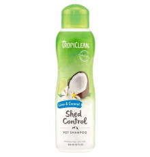 Шампунь для собак і котів Lime & Coconut Shed Control для полегшення процесу линьки 355 мл Tropiclean