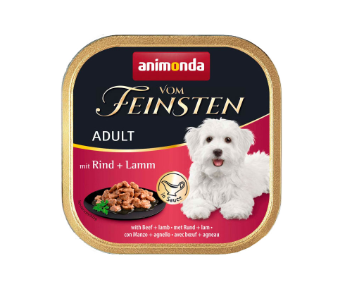 Корм для собак Adult с говядиной и ягненком 150 г Animonda