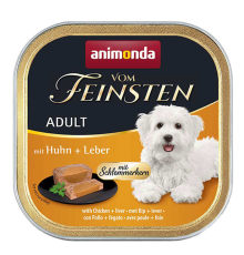 Корм для собак Adult з куркою та печінкою 150 г Animonda