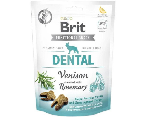 Ласощі для собак Dog Snack Dental для підтримки здоров'я зубів 150 г Brit Care