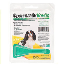 Фронтлайн Комбо Спот Он для собак 2-10 кг краплі на холку №1*0,67 мл Merial