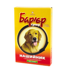 Бар'єр нашийник інсектоакарицидний для собак чорний Продукт
