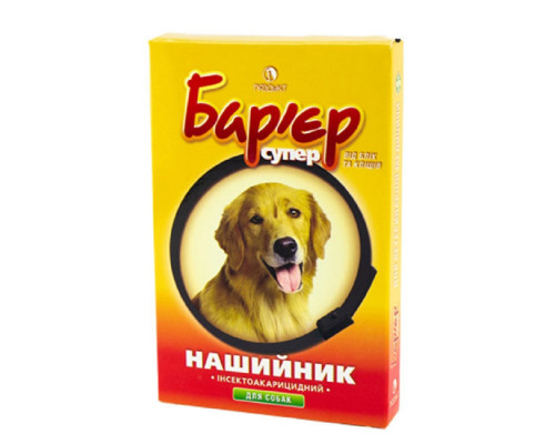 Барьер ошейник инсектоакарицидный для собак черный Продукт