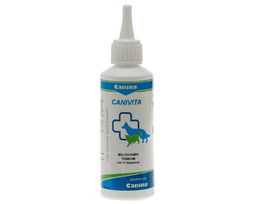 Витаминный тоник для собак и котов Canivita при стрессовых ситуациях 100 мл Canina