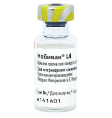 Вакцина Нобівак L4 від лептоспірозу собак 1 флакон 1 доза MSD AH
