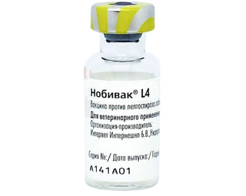 Вакцина Нобивак L4 от лептоспироза собак 1 флакон 1 доза MSD AH