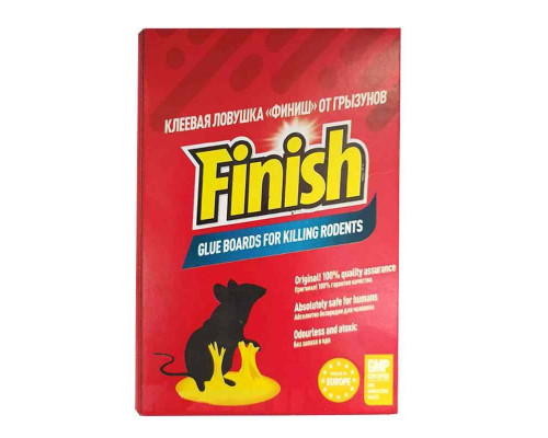 Клейова пастка книжка мала Finish від гризунів і комах з ароматом арахісу 17Х24,5 см Україна