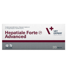 Таблетки для собак і котів Hepatiale Forte Advanced для підтримки функцій печінки №30 VetExpert