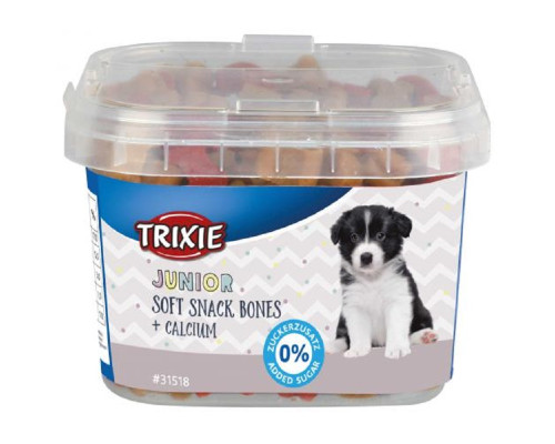 Ласощі для цуценят Junior Soft Snack Bones з кальцієм 140 г Trixie 31518