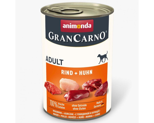 Корм для собак GranCarno Adult Beef and Chicken с говядиной и курицей 400 г Animonda