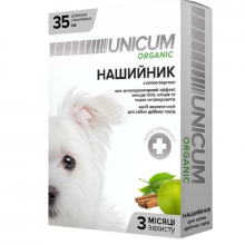 Ошейник Уникум Unicum organic от блох и клещей для собак 35 см 10 UN-023