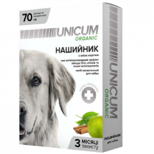 Ошейник Уникум Unicum organic от блох и клещей для собак 70 см 10 UN-024