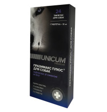 Таблетки для собак Premium Празімакс Плюс від глистів зі смаком м'яса №24 Unicum 