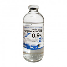 Натрия хлорид 0,9% раствор 200 мл Якісна допомога O.L.KAR