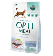 Сухий корм для котів Adult Cat Cod Fish з високим вмістом тріски 700 г Optimeal