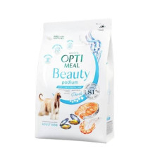Сухий корм для собак Beauty Podium Shiny Coat Dental Care блискуча вовна догляд за зубами з морепродуктами 1,5 кг Optimeal