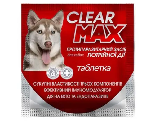 Таблетка Clear Max для собак антигельмінтик №1 O.L.KAR