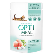 Корм для кошенят Kitten Chicken з куркою 85 г Optimeal