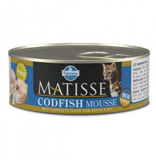 Вологий корм для котов Фарміна Farmina MATISSE CAT MOUSSE CODFISH з тріскою, 85 г 