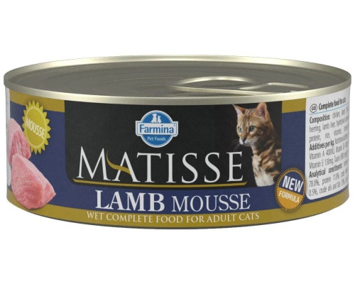 Влажный корм для котов Фармина Farmina MATISSE CAT MOUSSE CODFISH с треской, 85 г