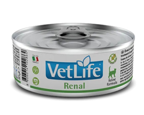 Влажный корм для котов Фармина Farmina Vet Life Renal диет. питание поддержание функций почек 85 г