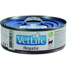 Вологий корм для котов Фарміна Vet Life HEPATIC дієт. харчування, при хронічній печінковій недостатності, 85 г				