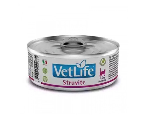 Влажный корм для котов Фармина Farmina Vet Life Struvite диет. питание для растворения струвитных уролитов  85 г