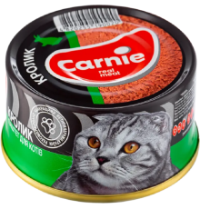 Корм для взрослых котов Паштет мясной с кроликом 90 г Carnie