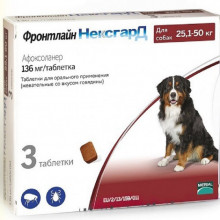 Фротлайн НексгарД таблетки от блох и клещей для собак 25-50 кг №3 Merial