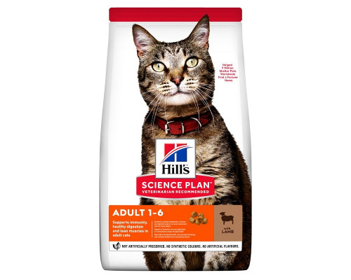 Сухой корм для котов SP Feline Adult Lamb с мясом ягненка для взрослых 10 кг Hill's