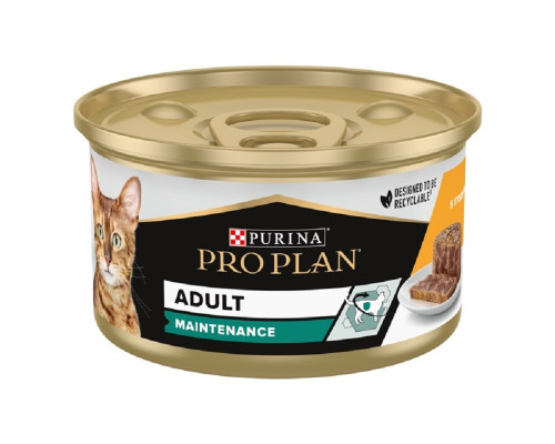 Корм для котів Adult Chicken зі шматочками курки в паштеті 85 г Purina