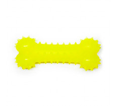 Іграшка для собак Кісточка жовта з запахом ванілі 15 см FOX TF-012
