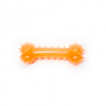 Игрушка для собак Косточка оранжевая с запахом ванили 8 см FOX TF-005