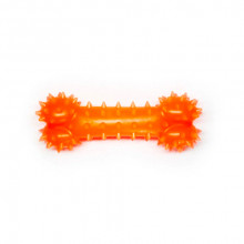 Игрушка для собак Косточка оранжевая с запахом ванили 12 см FOX TF-010