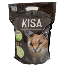 Наповнювач для котячих туалетів соєвий Kisa Tofu Green Tea Mint з ароматом зеленого чаю та м'яти 2,6 кг 6 л TOP CAT