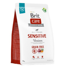 Сухий корм для собак із чутливим травленням Dog Grain-free Sensitive беззерновий з олениною 3 кг Brit Care