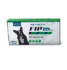 Краплі FIP forte для собак 4-9 кг 1 піпетка 1,5 мл Zoovet 