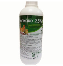 Розчин Толкокс 2,5% для лікування кокцидіозу птиці 1 л O.L.KAR