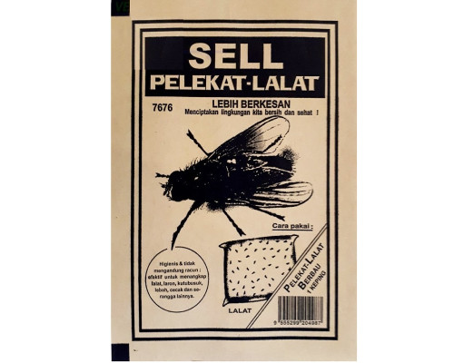 Наклейки від мух Sell Pelekat Lalat розмір 19*14 см упаковка 10 шт Китай