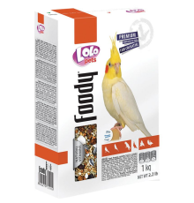 Корм повнораціонний для німф із натуральними вітамінами 1 кг Lolo Pets