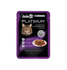 Корм для котів АнімАлл PLATINUM Пауч з Індичкою та Журавлиною в соусі 85г							